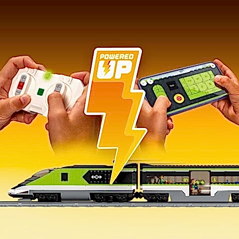 LEGO® City Ekspres Yolcu Treni 60337 - 7 Yaş ve Üzeri Çocuklar için Powered Up Teknolojili Oyuncak Tren Yapım Seti