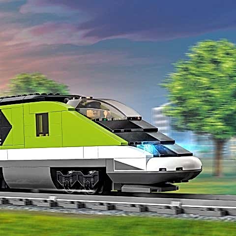 LEGO® City Ekspres Yolcu Treni 60337 - 7 Yaş ve Üzeri Çocuklar için Powered Up Teknolojili Oyuncak Tren Yapım Seti