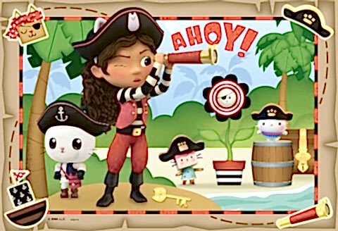 2x24 Parça Puzzle Gabby's Dollhouse