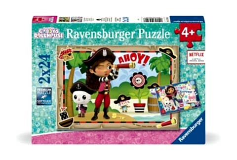 2x24 Parça Puzzle Gabby's Dollhouse