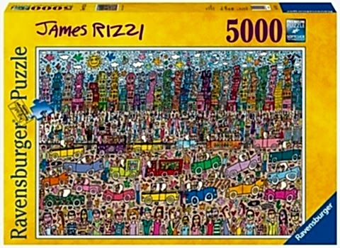 5000p Puzzle James Rizzi Şehir