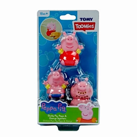 Peppa Pig Peppa, George ve Baba Domuz Su Fışkırtıcıları