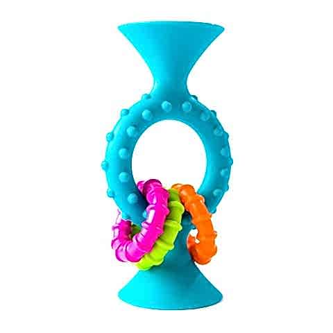 Mavi Halkalı Silikon Diş Kaşıyıcı