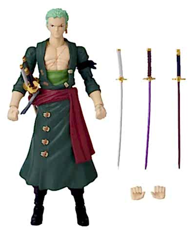 16 cm Zoro Roronoa Poz Verilebilir Figür - Anime Heroes One Piece Serisi