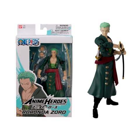 16 cm Zoro Roronoa Poz Verilebilir Figür - Anime Heroes One Piece Serisi