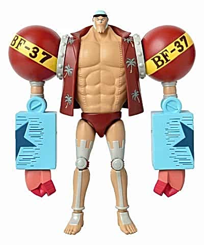 16 cm Franky Poz Verilebilir Figür - Anime Heroes One Piece Serisi
