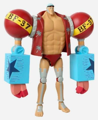 16 cm Franky Poz Verilebilir Figür - Anime Heroes One Piece Serisi
