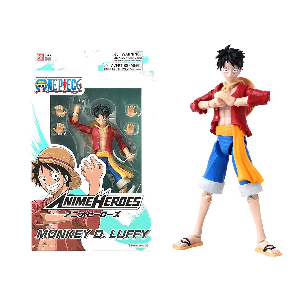 16 cm Monkey D. Luffy Poz Verilebilir Figür - Anime Heroes One Piece Serisi