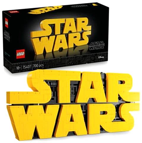 LEGO® Star Wars™ Parçalarla Yapılan Star Wars Logosu Levhası 75407