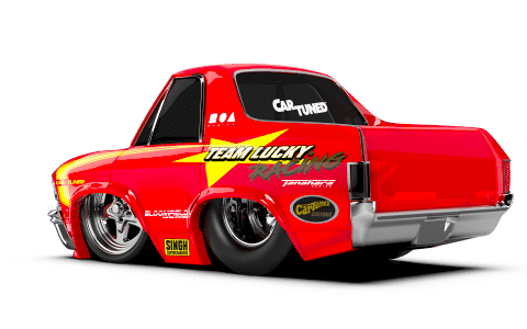 CarTuned S2 1968 Chevy El Camino - Kırmızı Pro Street Araba