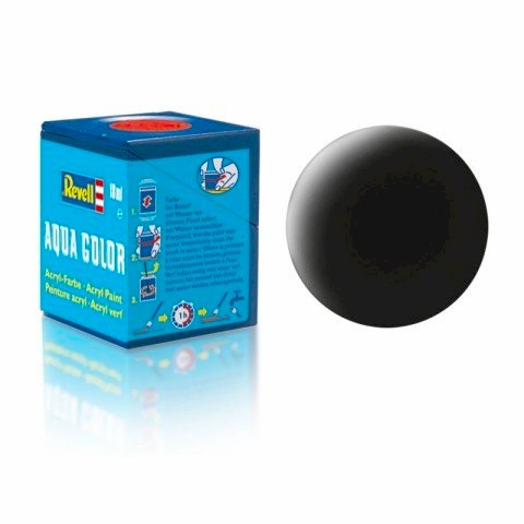 Revell Aqua Color Mat Siyah 18ml-36108