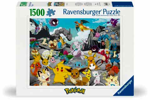 1500p Puzzle Pokemon Klasik