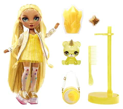 Rainbow High Sunny - Parlak Slime ve Evcil Hayvan Serisi Bebeği