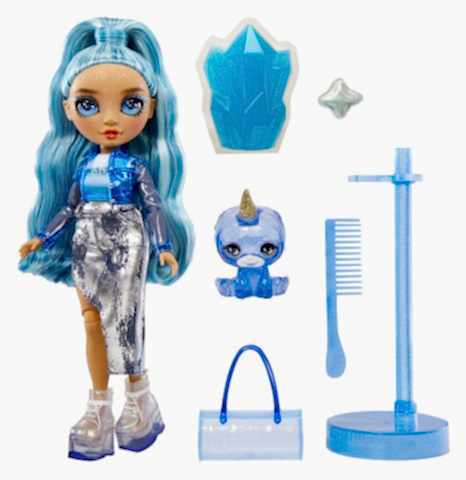 Rainbow High Skyler - Parlak Slime ve Evcil Hayvan Serisi Bebeği