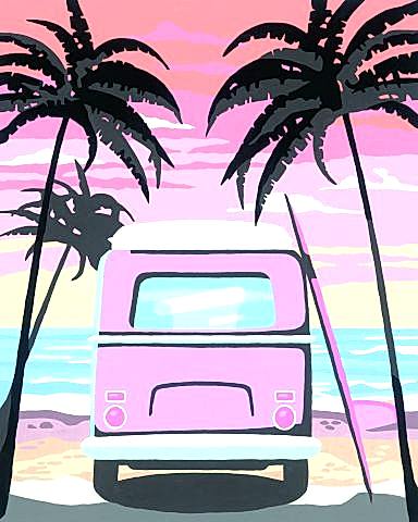 Creart Plajda - Sayılarla Boyama Hobi Seti