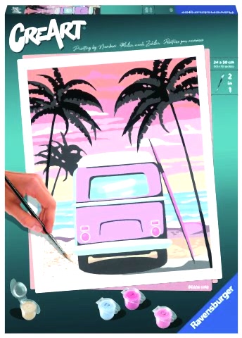 Creart Plajda - Sayılarla Boyama Hobi Seti
