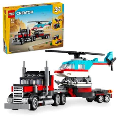 LEGO® Creator Helikopterli Açık Kasa Kamyon 31146