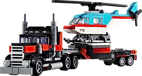 LEGO® Creator Helikopterli Açık Kasa Kamyon 31146