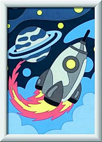 Creart Uzay Kaşifi - Sayılarla Boyama Hobi Seti