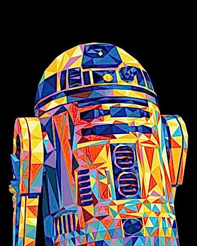 Creart SW R2 D2 - Sayılarla Boyama Hobi Seti