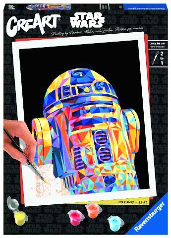 Creart SW R2 D2 - Sayılarla Boyama Hobi Seti