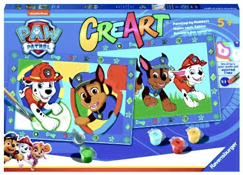 Creart Paw Patrol - Sayılarla Boyama Hobi Seti