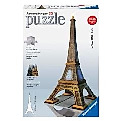 Ravensburger 3 Boyutlu Plastik Puzzle Eyfel Kulesi-125562