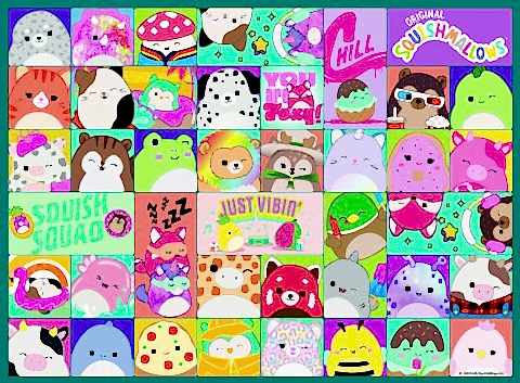 100p Puz Squishmallows