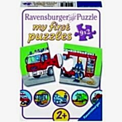 Ravensburger 9x2 Parçalı Puzzle Araçlar-073320