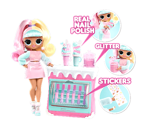 L.O.L. Surprise Sweet Nails OMG Candylicious Sprinkles Tatlı Dükkanı