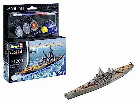 M. Set Battleship USS New Jersey