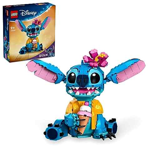 LEGO® ǀ Disney Stiç 43249 - Dondurma Külahlı İnşa Edilebilen Yaratıcı Oyuncak Yapım Seti (730 Parça)