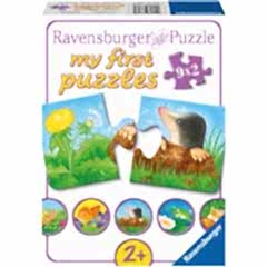 Ravensburger 9x2 Parçalı Puzzle Bahçe Hayvanları-073139