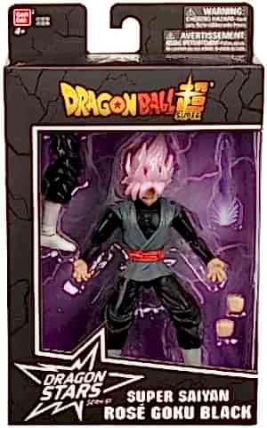 16 cm Dragon Ball Super Saiyan Rose Goku Black Poz Verilebilir Figür - Dragon Stars Serisi