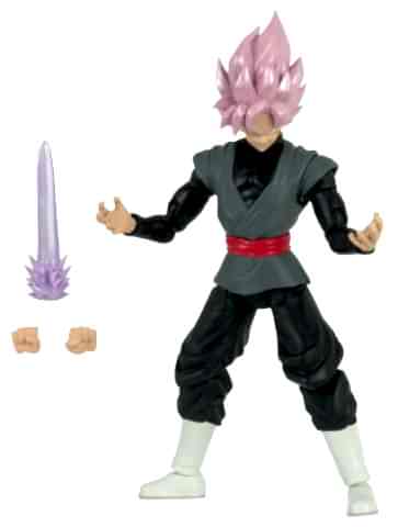 16 cm Dragon Ball Super Saiyan Rose Goku Black Poz Verilebilir Figür - Dragon Stars Serisi