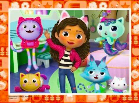 4 Puzzle Tek Kutuda Gabby's Dollhouse 12/16/20/24