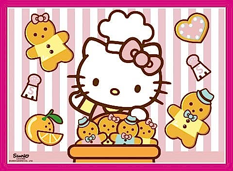 4 Puzzle Tek Kutuda Hello Kitty 12/16/20/24