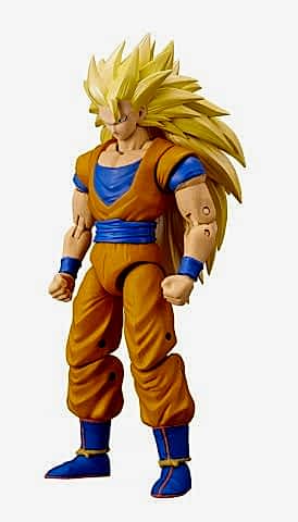 16 cm Dragon Ball Super Saiyan 3 Goku Poz Verilebilir Figür - Dragon Stars Serisi