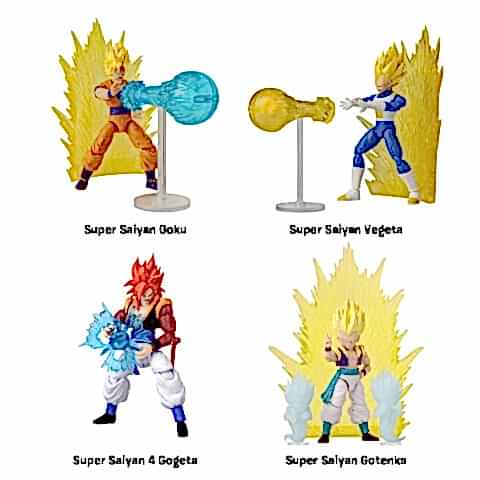 16 cm Dragon Ball Poz Verilebilir Figür ve Aksesuar Paketi Asortisi