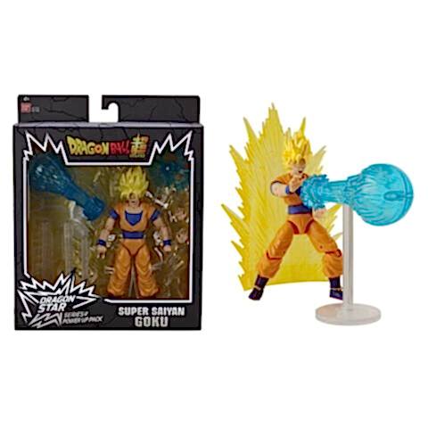 16 cm Dragon Ball Super Saiyan Goku Poz Verilebilir Figür & Aksesuarları - Dragon Stars Power Up Pack Serisi