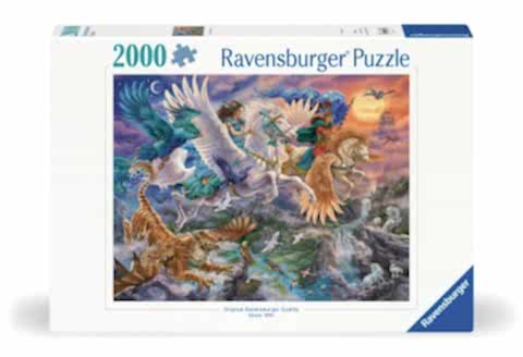 2000p Puzzle Kanatlı At