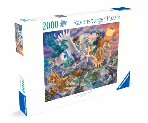 2000p Puzzle Kanatlı At