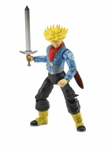 16 cm Dragon Ball Super Saiyan Future Trunks Poz Verilebilir Figür - Dragon Stars Serisi