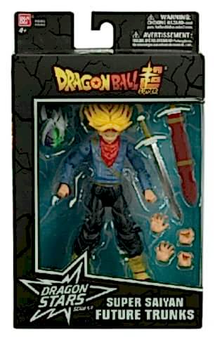 16 cm Dragon Ball Super Saiyan Future Trunks Poz Verilebilir Figür - Dragon Stars Serisi