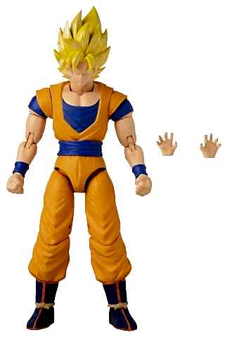 16 cm Dragon Ball Super Saiyan Goku Poz Verilebilir Figür - Dragon Stars Serisi