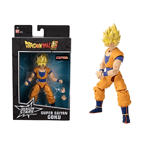 16 cm Dragon Ball Super Saiyan Goku Poz Verilebilir Figür - Dragon Stars Serisi