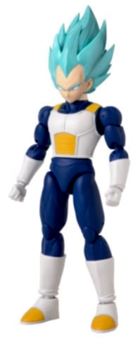 16 cm Dragon Ball Super Saiyan Blue Vegeta Poz Verilebilir Figür - Dragon Stars Serisi