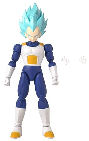 16 cm Dragon Ball Super Saiyan Blue Vegeta Poz Verilebilir Figür - Dragon Stars Serisi
