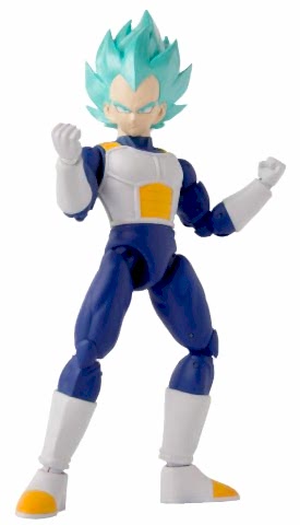 16 cm Dragon Ball Super Saiyan Blue Vegeta Poz Verilebilir Figür - Dragon Stars Serisi