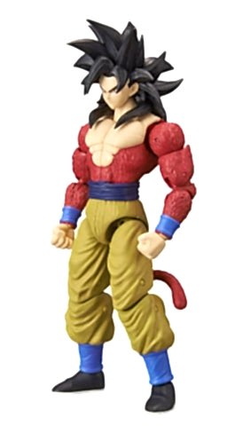 16 cm Dragon Ball Super Saiyan 4 Goku Poz Verilebilir Figür - Dragon Stars Serisi